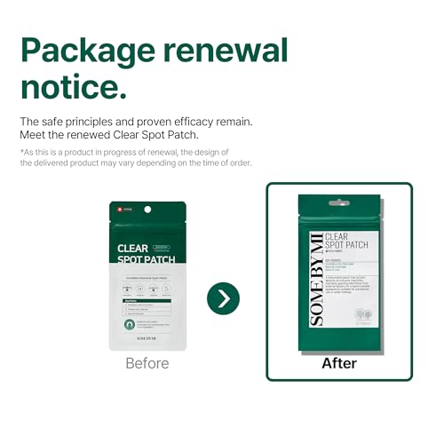 SOME BY MI 30 Days Miracle Clear Spot Patches for Acne-prone Skin - Invisible Hydrocolloid Pimple Patch with No Irritat