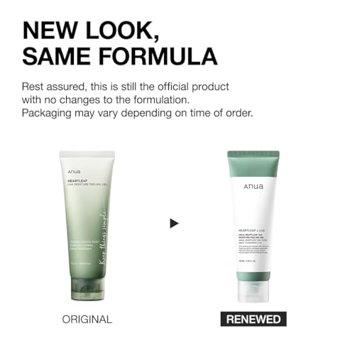 ANUA Heartleaf LHA Moisture Peeling Gel, Gentle Exfoliation for Hydrating Facial Peel, Pore Care and Dead Skin Removal (