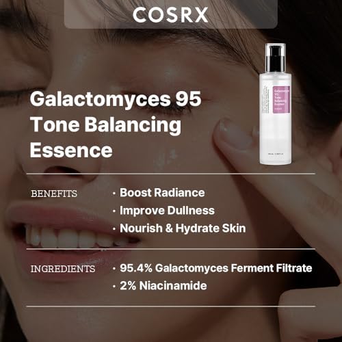 COSRX Galactomyces 95 Tone Balancing Toner for All Skin Types Moisturizing Skin Soothing 95% Galactomyces Ferment Filtra