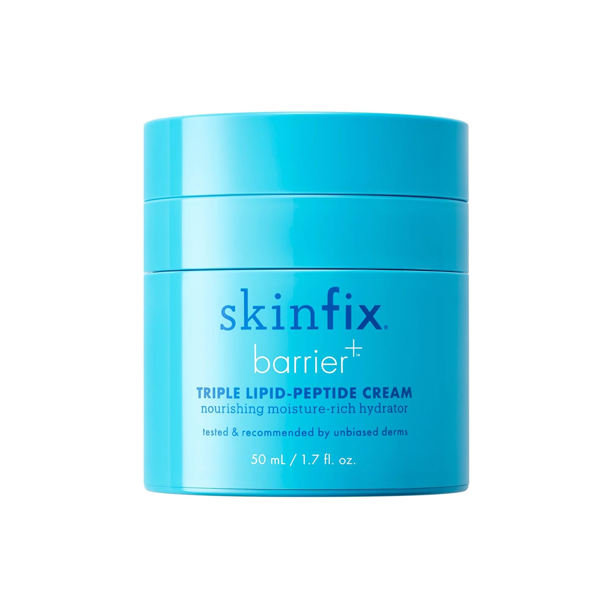 Skinfix Triple Lipid-Peptide Cream - Rich Face Moisturizer for Dry, Sensitive Skin - Non-Comedogenic, Fragrance Free, Ve